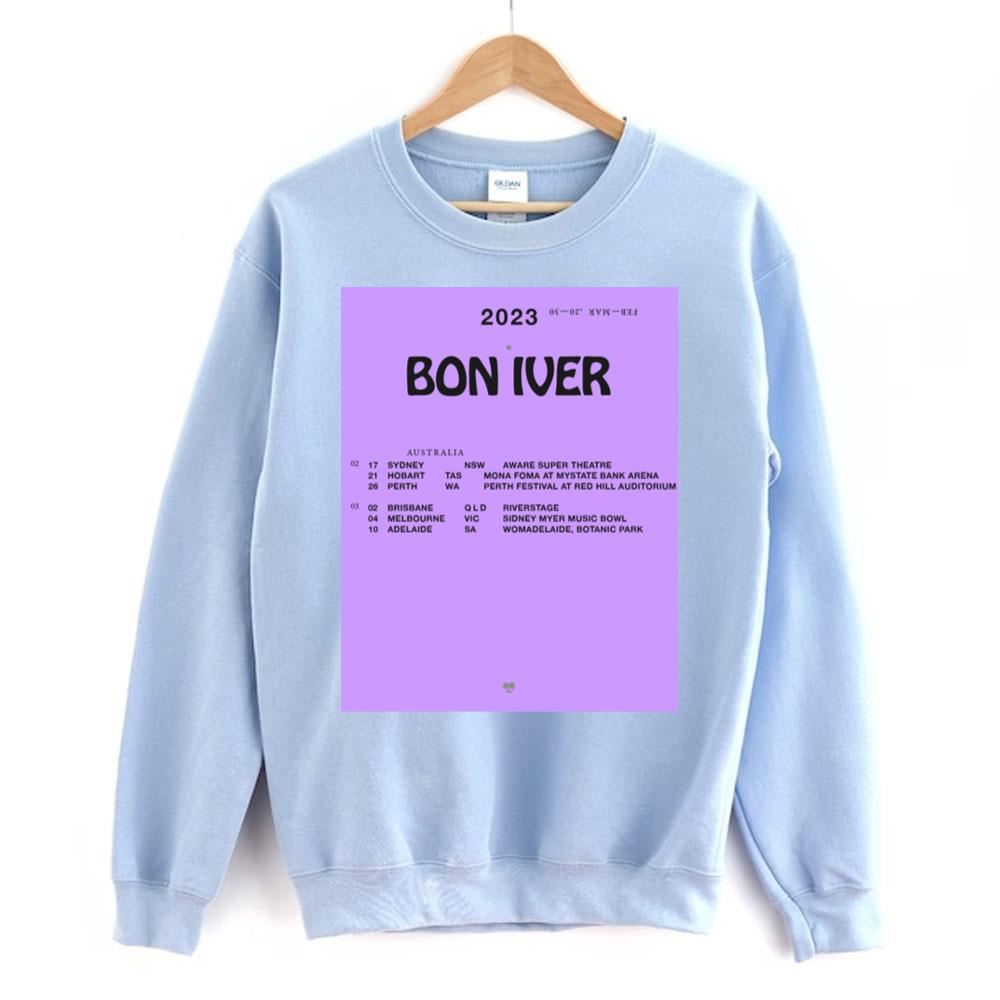 Australia Bon Iver 2023 Awesome Shirts